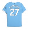 Muški Nogometni Dres Manchester City Matheus Nunes #27 Domaci 2025-26 Kratak Rukav Muški Nogometni Dres Manchester City Matheus Nunes #27 Domaci 2025-26 Kratak Rukav